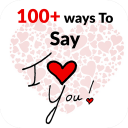 100+ ways to say I love you !! Icon