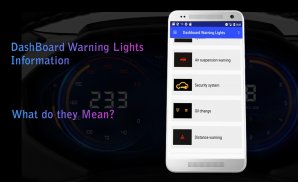 Dashboard Car Warning Light screenshot 4