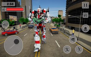 Robot Car Games: Ambulance 3D screenshot 2