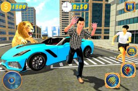 Angry Lion City Attack Simulator 2019 screenshot 2