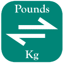 Pounds to Kilograms Converter Icon