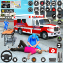 Cidade Ambulância Emergência Resgatar Simulador Icon