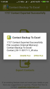 Backup Contact To Excel (Impor screenshot 2