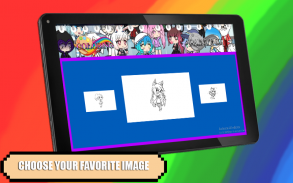 Kawaii Gacha Coloring Game screenshot 2