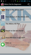 Atkins Diet for Beginners screenshot 1