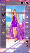 Purple princess dress up game screenshot 0