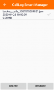 Call Log Editor - Backup your call histories screenshot 5