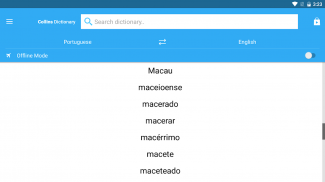 Collins Portuguese Dictionary screenshot 0