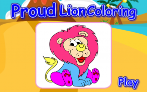 Coloring Proud Lion screenshot 4