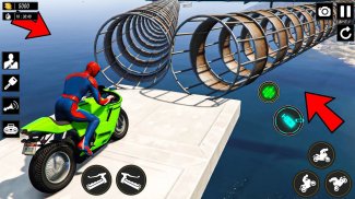 Superhero Bike Stunts 3D Race screenshot 12