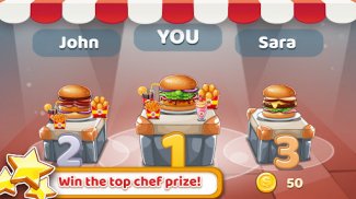 KidKat Hamburger Game for Kids screenshot 1