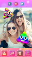 Poo Photo Stickers Prank App screenshot 1