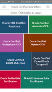 Oracle Certifications Video Lectures screenshot 0