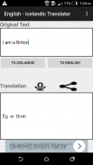 English - Icelandic Translator screenshot 4