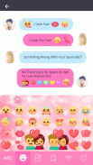 Emoji Love for Kika Keyboard screenshot 1