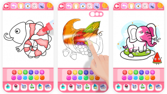 Fruits Coloring Game & Drawing screenshot 3