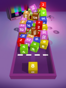 Chain Cube: 2048 3D merge game screenshot 8