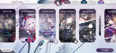 Arcaea - 새로운 차원의 리듬 게임 screenshot 1