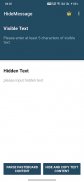Hide Message : Secret text screenshot 3