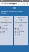 Weather forecast for week screenshot 1