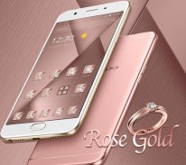 Pink Rose Gold Theme screenshot 0