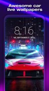 Neon Cars Live Wallpaper HD screenshot 2