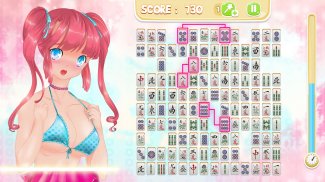 Mahjong Pretty Manga Girls screenshot 4