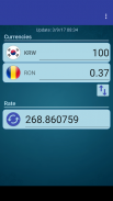 S Korea Won x Romanian Leu screenshot 1