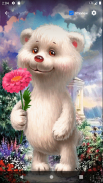 Bear Baby Flower LWP screenshot 0