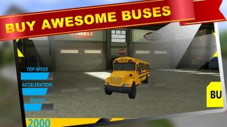 City School Bus Simulator Coach bus 3d 2017 screenshot 2