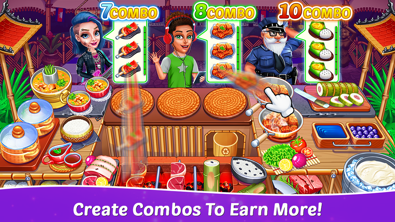 Download do APK de Cooking land: jogos de restaurante de um chef