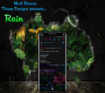 Rain Theme for LG G8, V40, V50 V60 UX9 screenshot 5