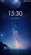 AppLock Theme Night Sky screenshot 2