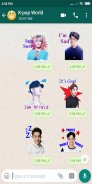 EXO 엑소 KPOP Meme Whatsapp Stickers WAStickerApps screenshot 3