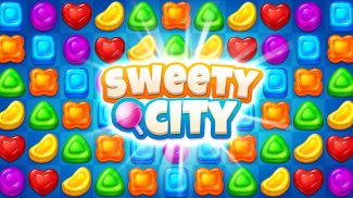 Sweety City - Match 3 Mania No Mundo screenshot 6