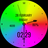 Happy Colorful Analog Watch screenshot 3