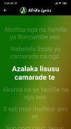 Afrika Lyrics Music Player screenshot 2