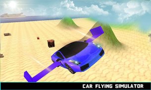 Flying Car Racing Simulator 3D screenshot 1