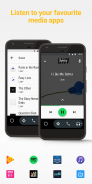 Android Auto: Google Maps, multimedia y mensajería screenshot 2