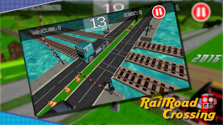 RailRoad Crossing 🚅 Train Simulator Game screenshot 4