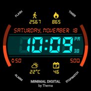 Minimal Digital Watch Face screenshot 6