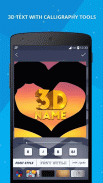 Nome 3D su immagini - testo 3D screenshot 4