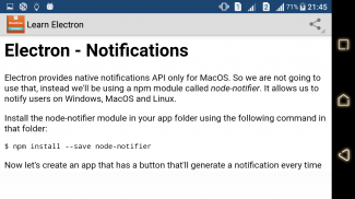 Learn Electron screenshot 5