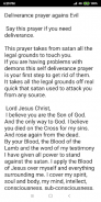 Deliverance prayer from evil screenshot 4