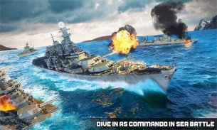 US Navy battle of ship attack : Navy Army war Game screenshot 0