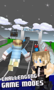 3D Super Run Final Fantasy Block Skins Adventure Running Games screenshot 1