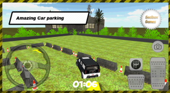 3D Hummer Auto Parkplatz screenshot 3