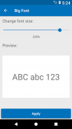 Big Font - Change Font Size - Larger Font screenshot 3