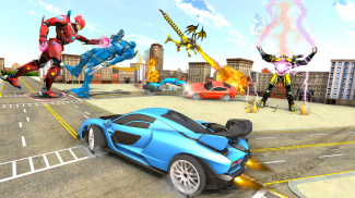 Flying Robot Car Transform War screenshot 7