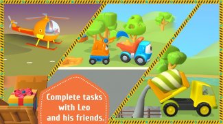 Léo le camion et les voitures : jeux intelligents screenshot 1
